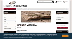 Desktop Screenshot of librariauniversitaria.ro