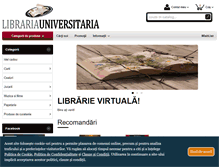 Tablet Screenshot of librariauniversitaria.ro